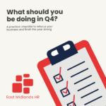 Business Checklist: Refocus, Reenergise, Finish the Year Strong